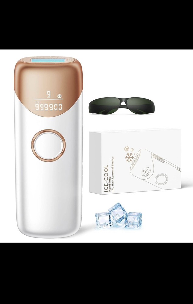 ⚡️Laser Hair Removal Ubroo IPL Hair Removal Device with 5℃ Ice Cooling, 3 In 1