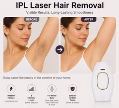 IPL Laser Hair Removal for Women and Men,999999 Flashes at-Home Hair Removal Dev