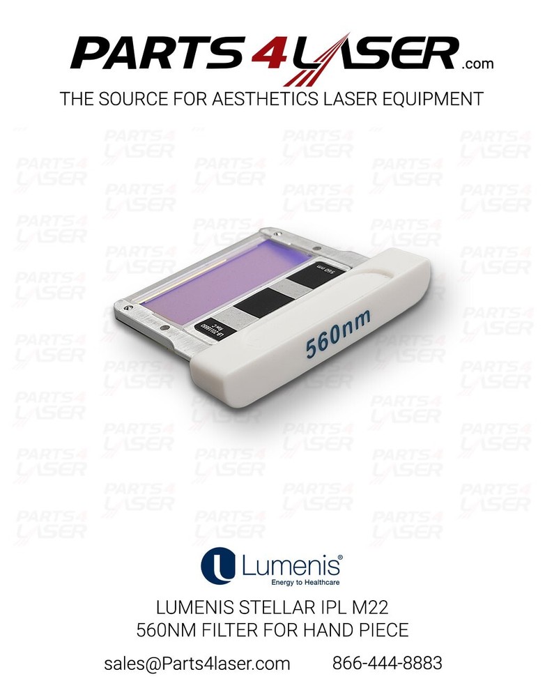 LUMENIS STELLAR IPL M22 560NM FILTER FOR HAND PIECE KT-20113690 LUFI3173