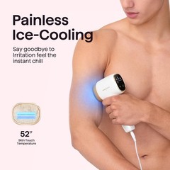 Wavytalk IPL Hair Removal Device, Bare It with Precision Roller for White