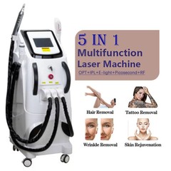 IPL OPT RF Nd Yag Picosecond Laser Hair Removal Tattoo Pigment Removal Machine