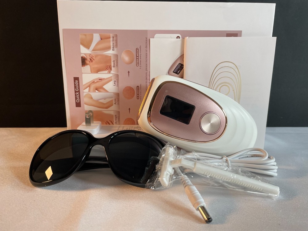 Lysmoski Rose Gold White Full Body IPL Hair Removal With Ice-Cooling System
