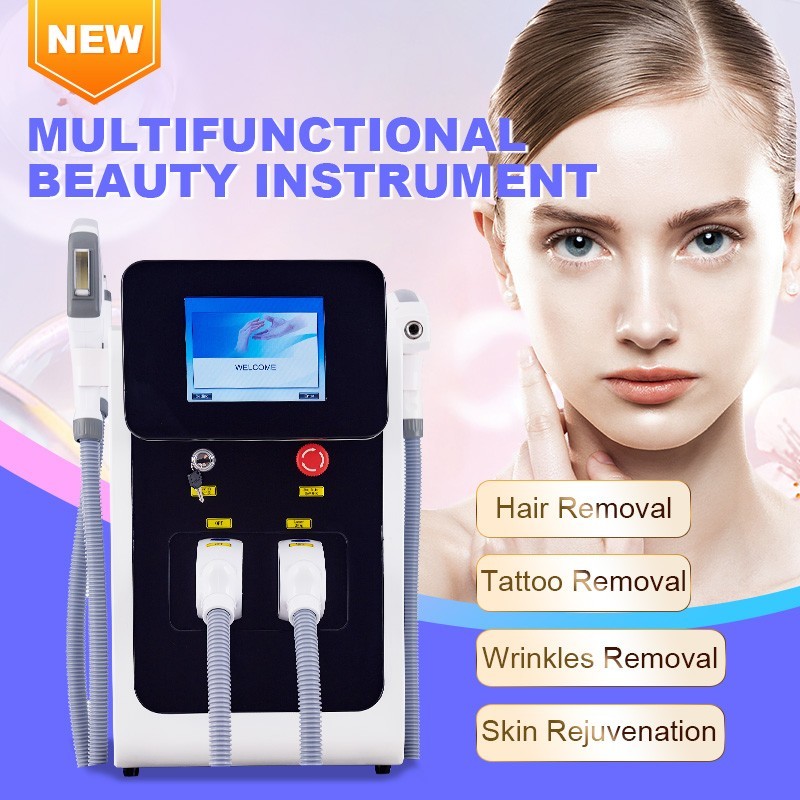 3-in-1 OPT Beauty Device Laser Hair Removal Tattoo Removal Skin Rejuvenation