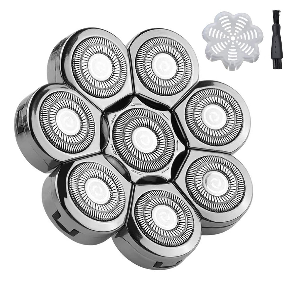 Auruveby 8 Blades Mens Electric Shavers Replacement Heads Razor Replacement