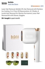 Laser Hair Removal, BoSidin IPL Hair Removal with Painless Ice-Cooling