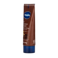 Vaseline All Purpose Cream Cocoa Glow, with 1.41 Fl Oz (Pack of 6), white