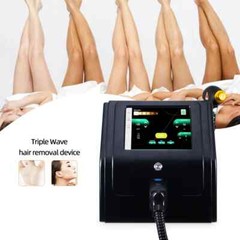 Professional Diode Ice Titanium Laser Hair Removal Machine 808 1064 755nm Spa