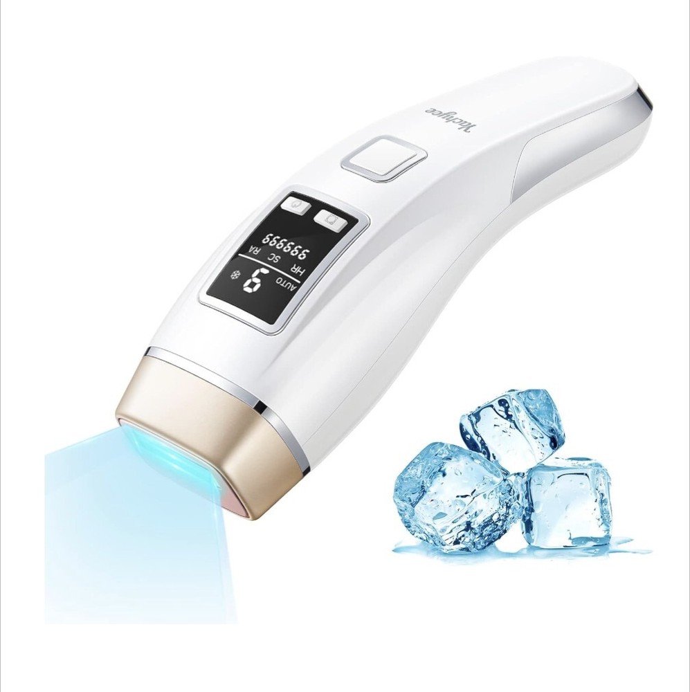 Yachyee Ai10 Ice IPL Hair Removal System Portable Device 48W 110V Off White New