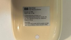 Laser Hair Removal Device for Women and Men INIA Fond D-1198 onF