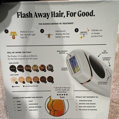 Nood The Flasher 2.0 IPL Hair Removal Device LED Display 7 Settings KCA423 White