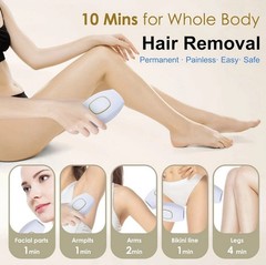 IPL Laser Hair Removal for Women and Men,999999 Flashes at-Home Hair Removal Dev