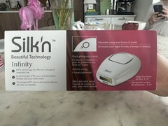 Silk’n Infinity IPL Hair Removal Device eHPL Technology, Skin Color Sensor, Whi…