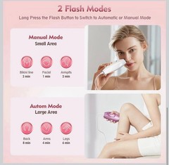 IPL Hair Removal Device, 5 Energy Levels, Auto/Manual Modes, Includes Sunglasses