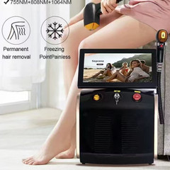 Permanent lazer Depilation Diode Laser Hair Removal Machine 755 808 1064nm