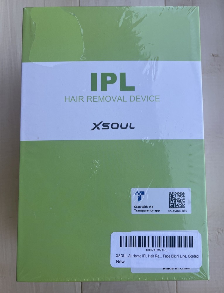 NIB XSOUL At-Home IPL Hair Removal Women Men Permanent 999,999 Flashes Sealed
