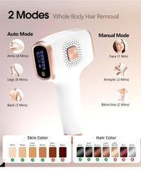 Touch-screen Handheld Chrome Alloy 3in1 IPL Laser Hair Removal Device 9 Levels