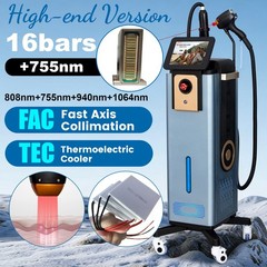16Bars 2-IN-1 Hair Removal+Tattoo Removal Diode Picosecond Machine Salon Beauty