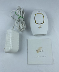 Kenzzi IPL Hair Laser Removal Handset Device with Power Cord A3 Pre-owned