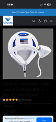 Viqure laser hair removal device 150W