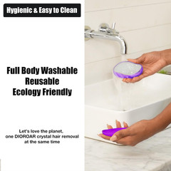 Crystal Hair Eraser,Upgrade Crystal Hair Remover,Physical Nano Glass Hair Remova