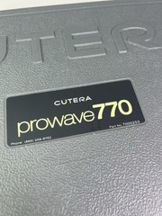 CUTERA PROWAVE 770 HAND PIECE W Storage/Carrying Case – Low Use