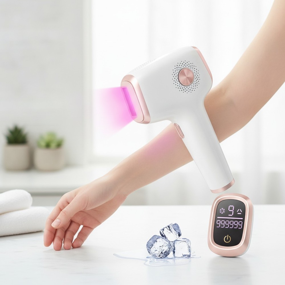 Luxury IPL Hair Removal for Women – Painless, Long-Lasting & Ice Cooling Care