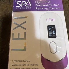 SPA Sciences LEXI IPL Intense Pulse Light Hair Removal System 1 Million Flashes
