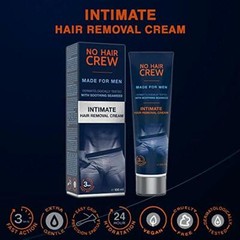 No Hair Crew Intimate/Private At Home Hair Removal Cream for Assorted Sizes