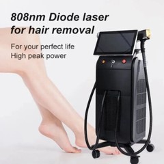 110V Diode Laser Hair Removal Machine Body Legs Skin Rejuvenation 1064 755 808nm