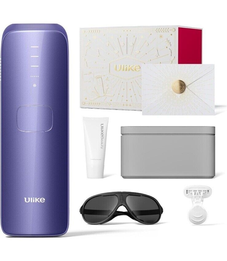$329 NEW Ulike Air Series IPL Hair Removal Device # UI06 PR in Dark Purple Color