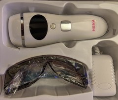 HENA IPL Hair Removal Depilatory System with Safety Glasses New In Open Box