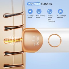 Ubroo 2026 Laser Hair Removal with 5℃ Ice Cooling, Hand-Held Shaving Device IPL