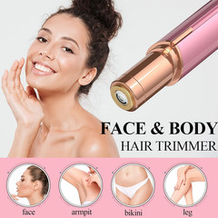 Facial Hair Removal for Women – USB Rechargeable Painless Hair Remover with LED
