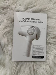IPL Hair Removal Device IPL-A902 999900 Flashes 5 Levels Box Charger w/Glasses