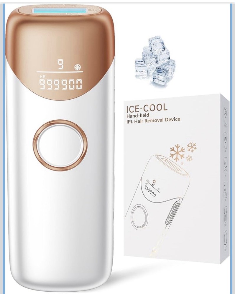 Ubroo Laser Hair Removal,IPL Hair Removal Device with 5℃ Ice Cooling,At-Home