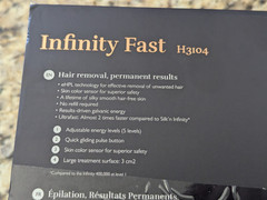 Silk’n Infinity Fast Hair Removal with a Compact IPL Device H3104