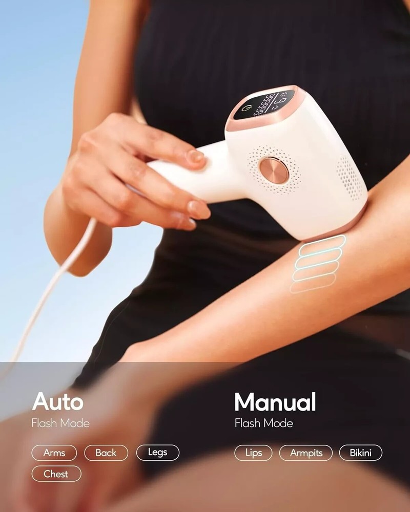 NEW – Innza Permanent Painless Facial & Body Laser Hair Removal Device JD-TM016