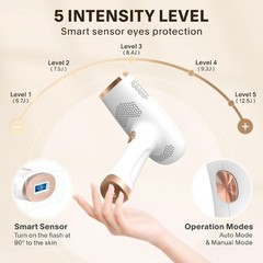 IPL Laser Hair Removal Device 6°C Ice Cooling 999999 Flashes Face Body Women