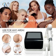 Portable Ice Cooling Diode Laser Painless Whole Body Hair Removal Beauty Device