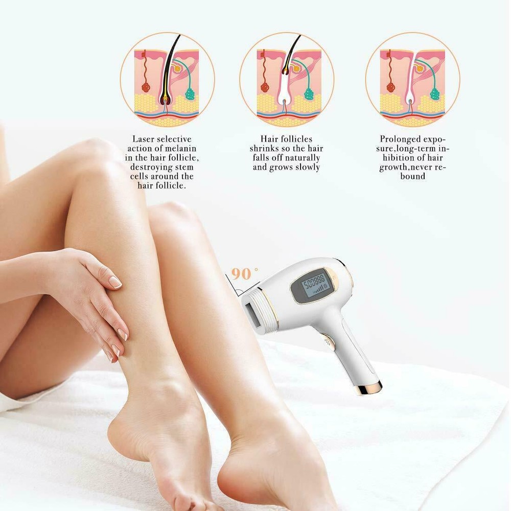 Permanent Hair Removal System for Women & Men 500,000 Flashes IPL Perm US Seller