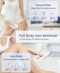 IPL Laser Hair Removal Device Unisex 3 In 1 9 Levels Pain Free Permanent UNUSED