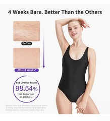 IPL Laser Hair Removal Device w/ Ice Cooling – Painless Full Body, Purple Vitaly