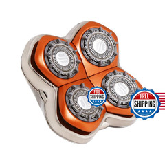 Skull Shaver Rugged 4 Head Replacement Blade Gives Stubble Look Compatible Ss