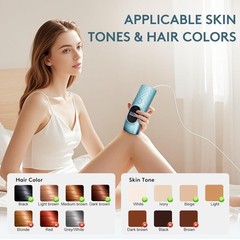 IPL Laser Hair Removal Device Ice Cooling 999,999 Flashes LED Display
