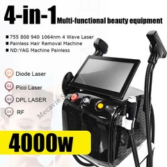 Multi Functional Beauty Machine Hair Tattoo Removal Skin Tightening Equipment