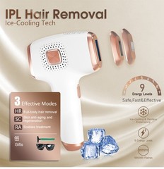 Portable 3 in 1 IPL Hair Removal Machine for Home Use Mini Painless Ice Cooling