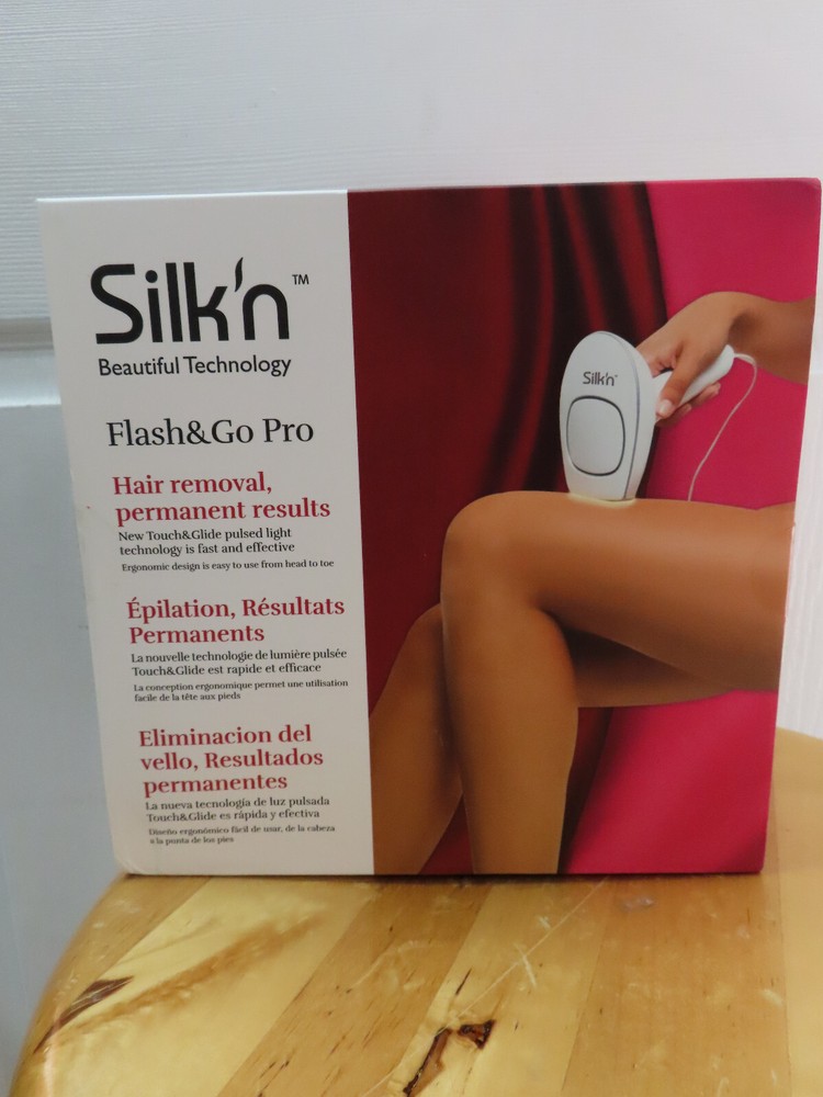 Silk’n Flash&Go Pro Touch & Glide HPL Technology Hair Removal Device-Sealed