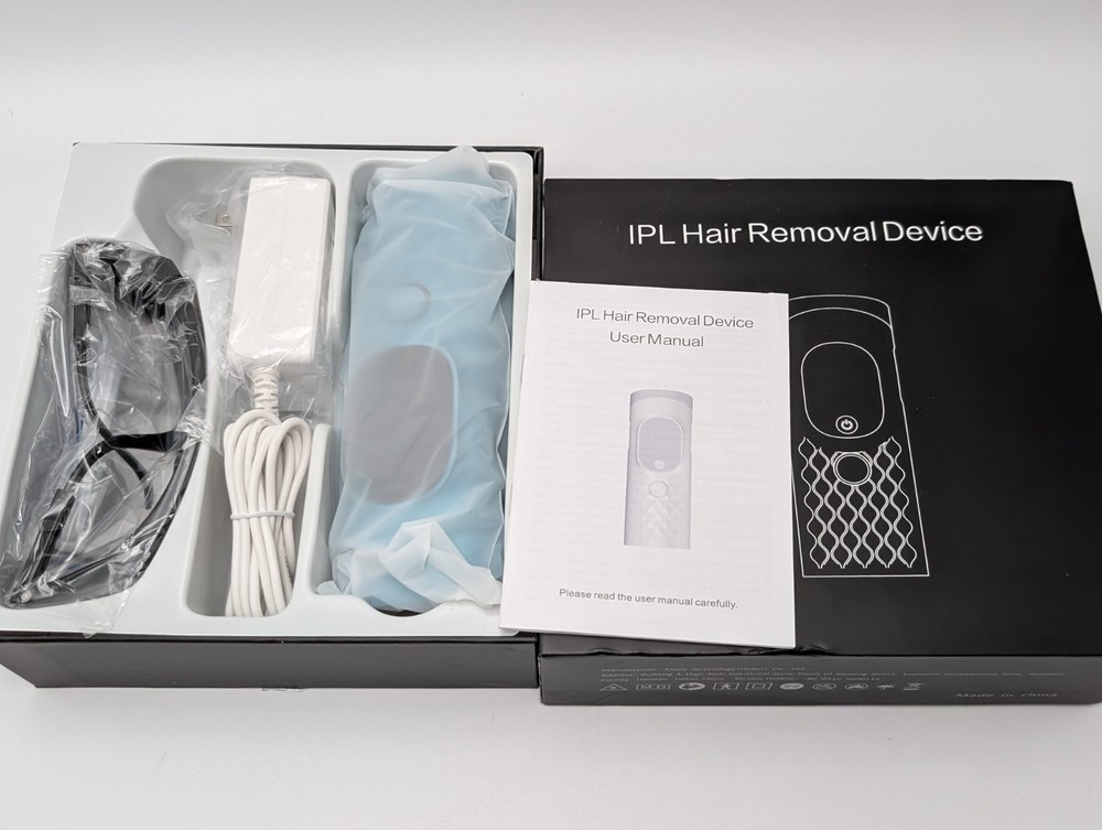 EaseVibe IPL Laser Hair Removal Device, Ice-Cooling Painless Result Hair Removal