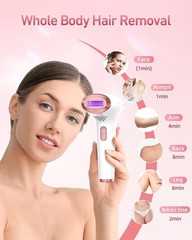5 Energy Levels IPL Hair Removal Device – 86% Reduction, At-Home Safety Solution