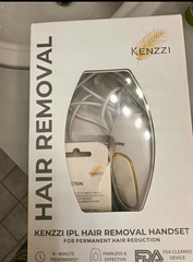 KENZZI IPL Hair Removal Handset FDA Cleared Corded Electric White/Gold